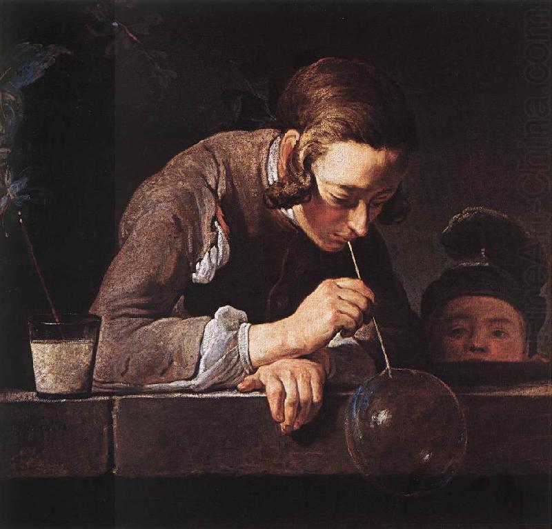 jean-Baptiste-Simeon Chardin The Soap Bubble china oil painting image